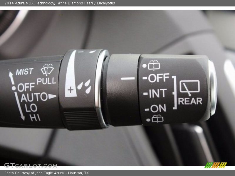 White Diamond Pearl / Eucalyptus 2014 Acura MDX Technology
