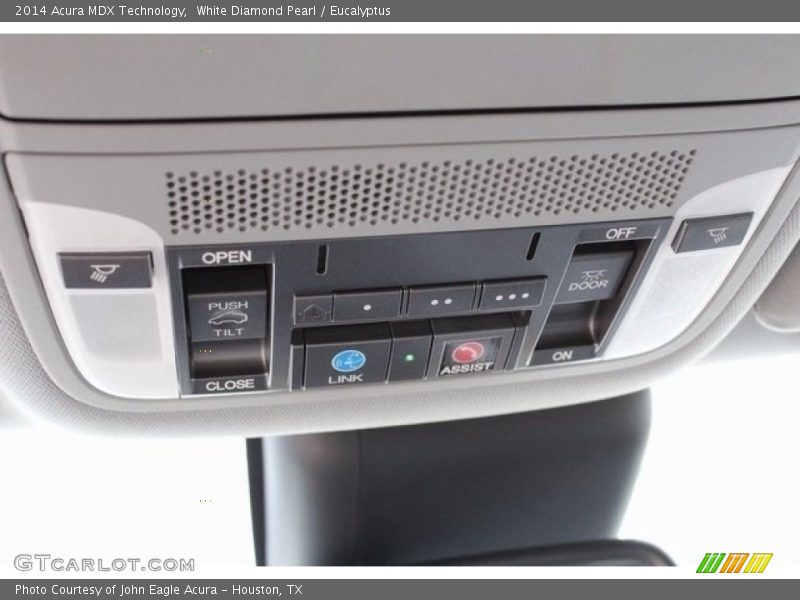 White Diamond Pearl / Eucalyptus 2014 Acura MDX Technology