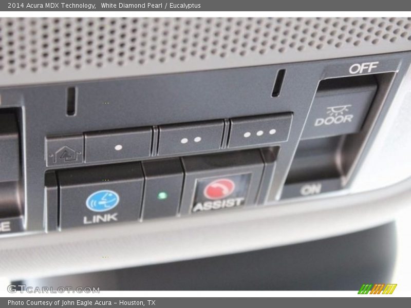White Diamond Pearl / Eucalyptus 2014 Acura MDX Technology
