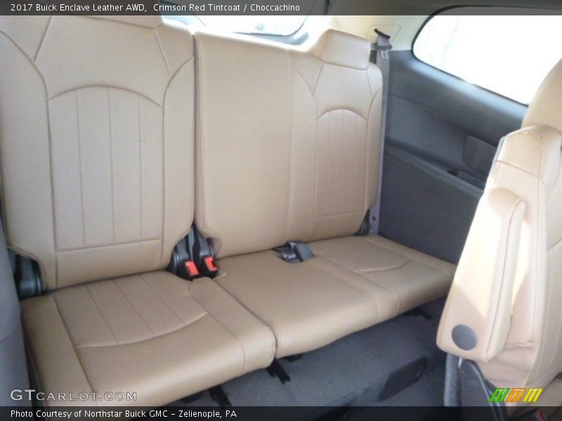 Crimson Red Tintcoat / Choccachino 2017 Buick Enclave Leather AWD