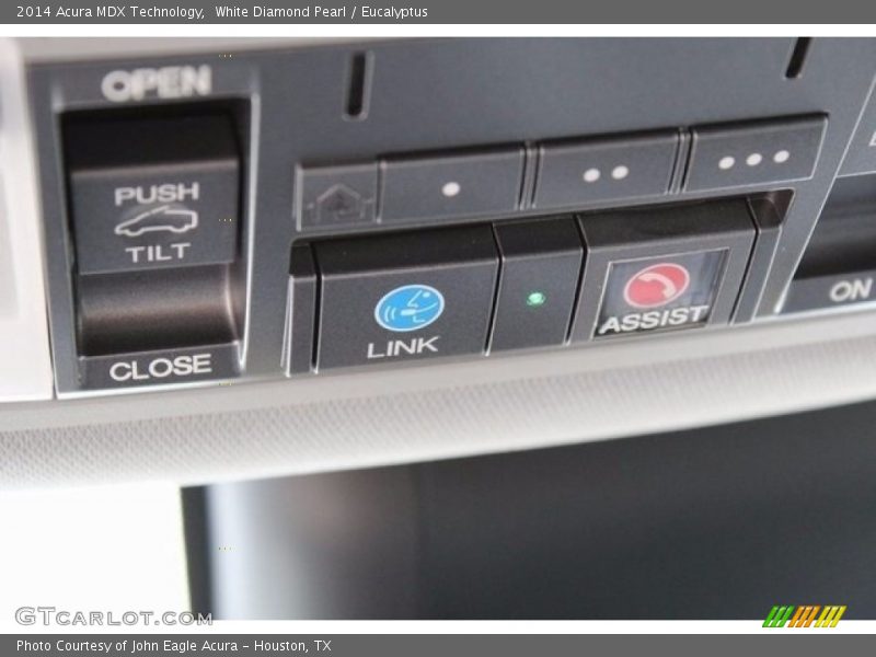 White Diamond Pearl / Eucalyptus 2014 Acura MDX Technology