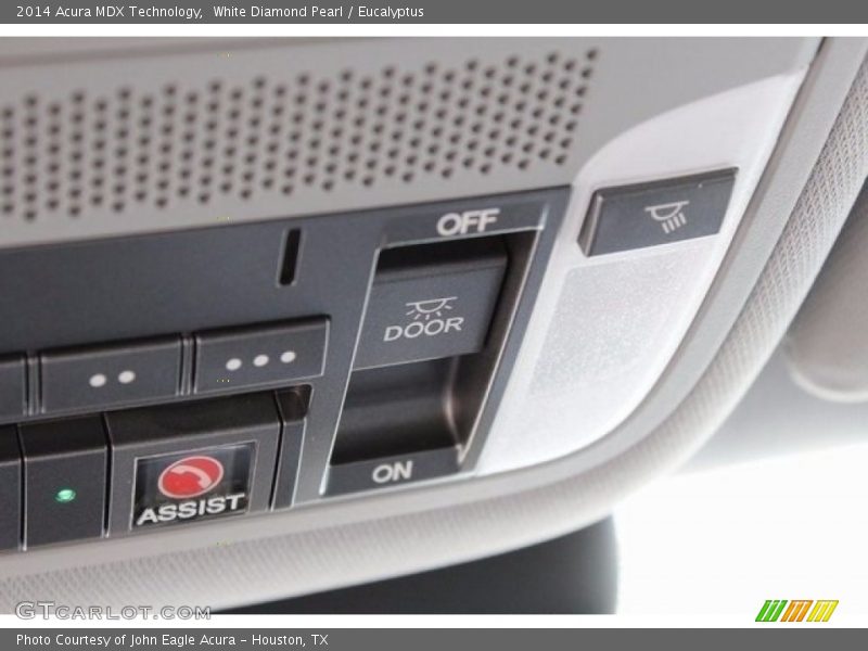 White Diamond Pearl / Eucalyptus 2014 Acura MDX Technology