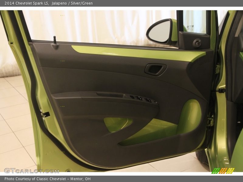 Jalapeno / Silver/Green 2014 Chevrolet Spark LS