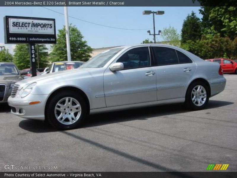 Brilliant Silver Metallic / Charcoal 2004 Mercedes-Benz E 320 Sedan