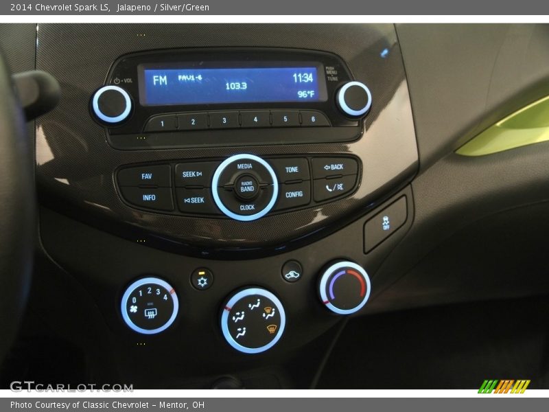 Jalapeno / Silver/Green 2014 Chevrolet Spark LS