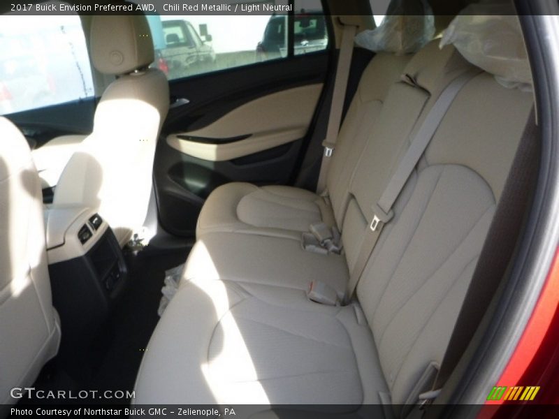 Chili Red Metallic / Light Neutral 2017 Buick Envision Preferred AWD