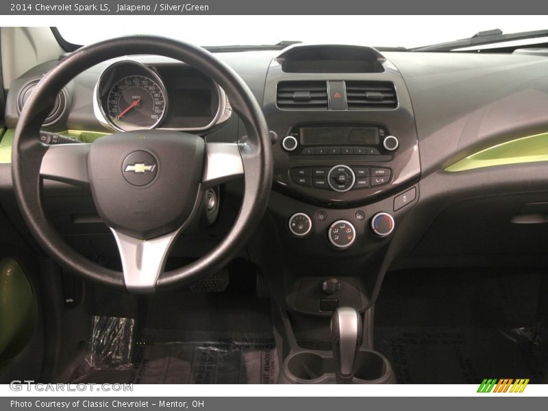 Jalapeno / Silver/Green 2014 Chevrolet Spark LS