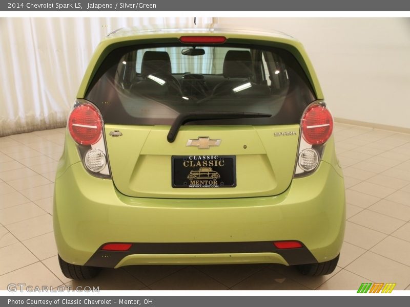 Jalapeno / Silver/Green 2014 Chevrolet Spark LS