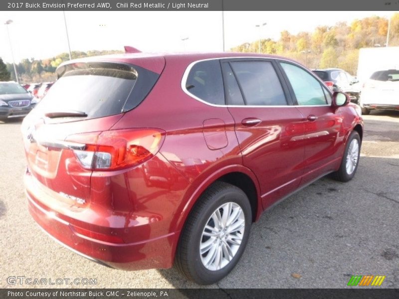 Chili Red Metallic / Light Neutral 2017 Buick Envision Preferred AWD