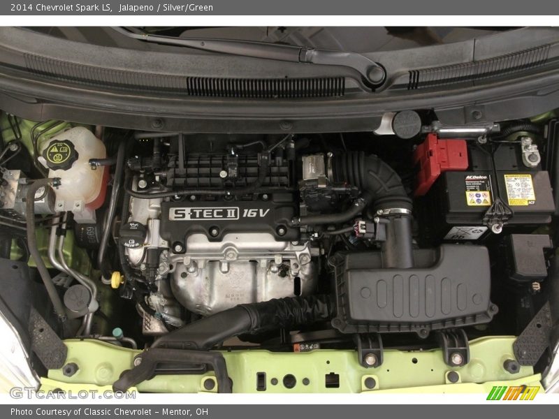 Jalapeno / Silver/Green 2014 Chevrolet Spark LS