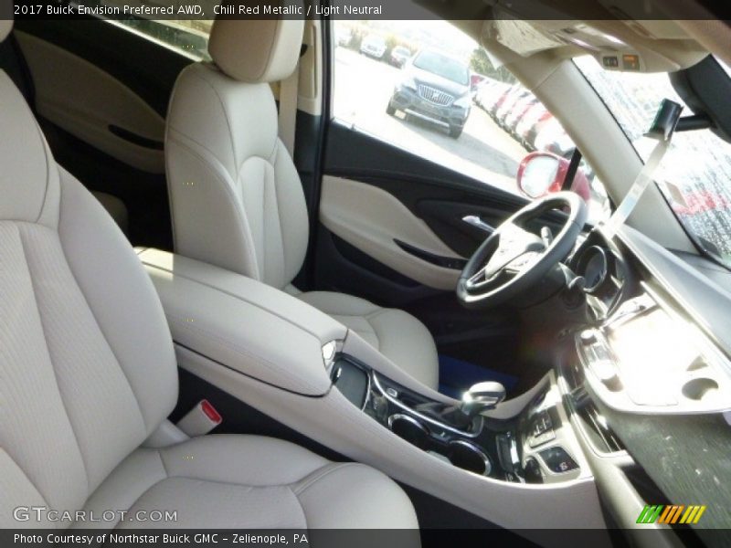 Chili Red Metallic / Light Neutral 2017 Buick Envision Preferred AWD