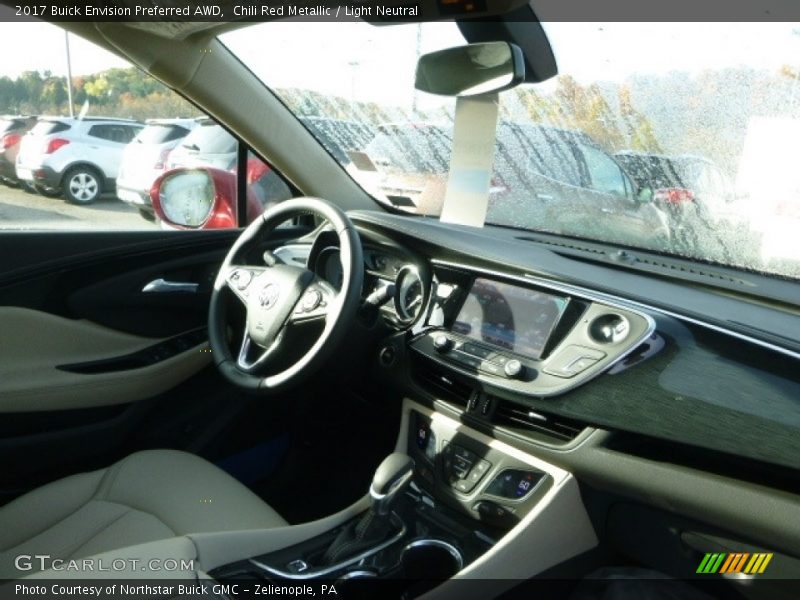 Chili Red Metallic / Light Neutral 2017 Buick Envision Preferred AWD
