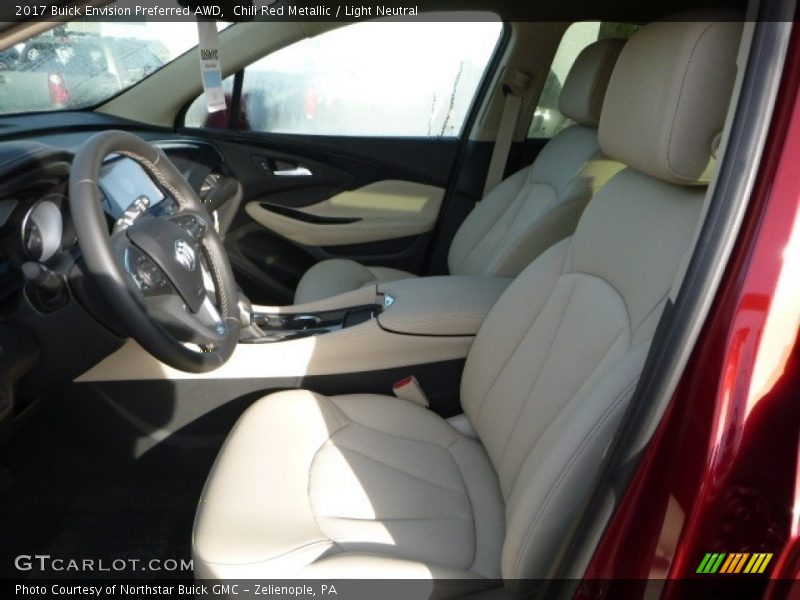 Chili Red Metallic / Light Neutral 2017 Buick Envision Preferred AWD