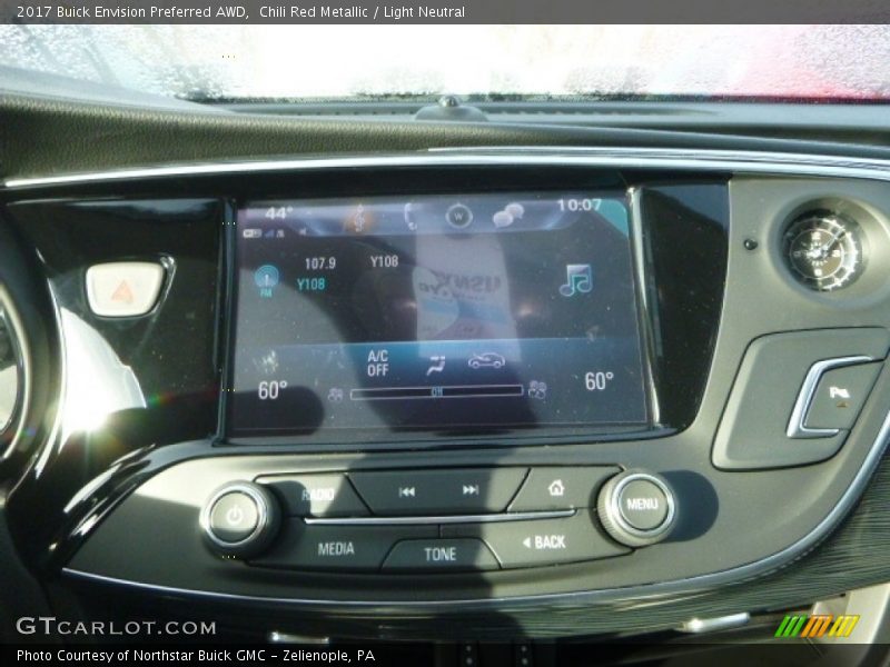 Chili Red Metallic / Light Neutral 2017 Buick Envision Preferred AWD