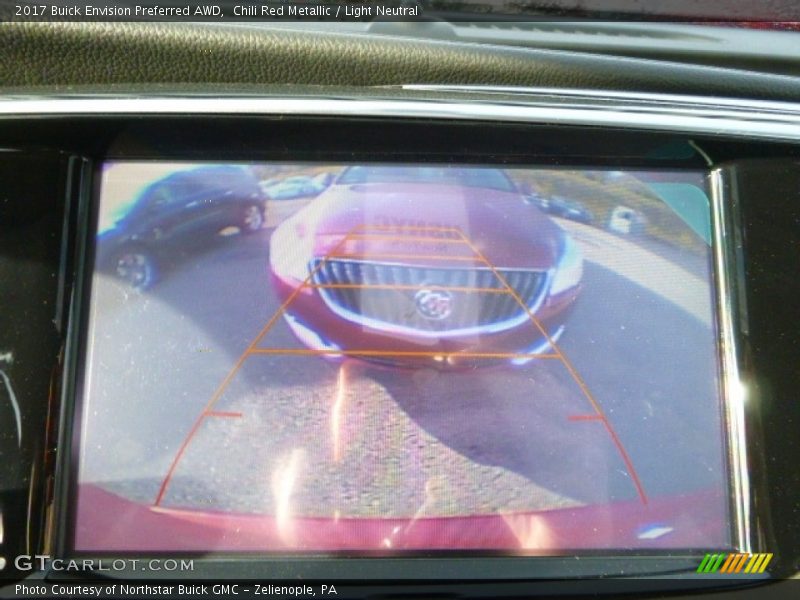Chili Red Metallic / Light Neutral 2017 Buick Envision Preferred AWD