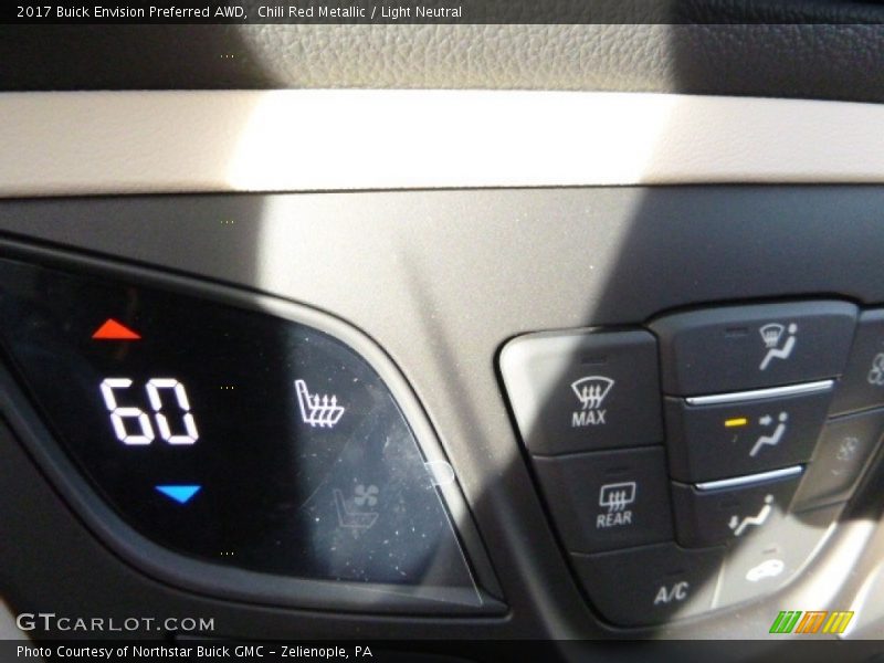 Chili Red Metallic / Light Neutral 2017 Buick Envision Preferred AWD