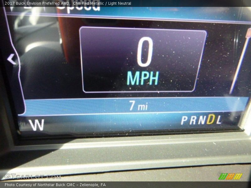 Chili Red Metallic / Light Neutral 2017 Buick Envision Preferred AWD