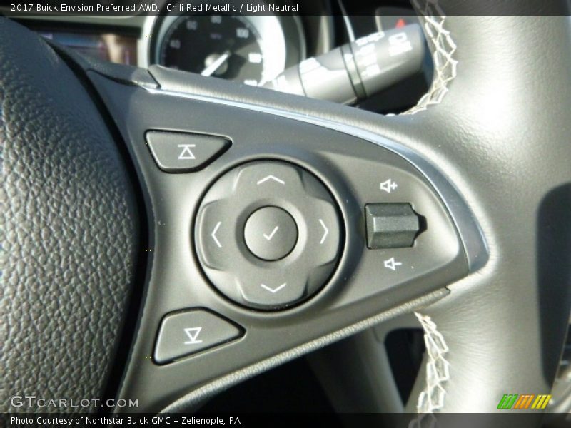 Chili Red Metallic / Light Neutral 2017 Buick Envision Preferred AWD