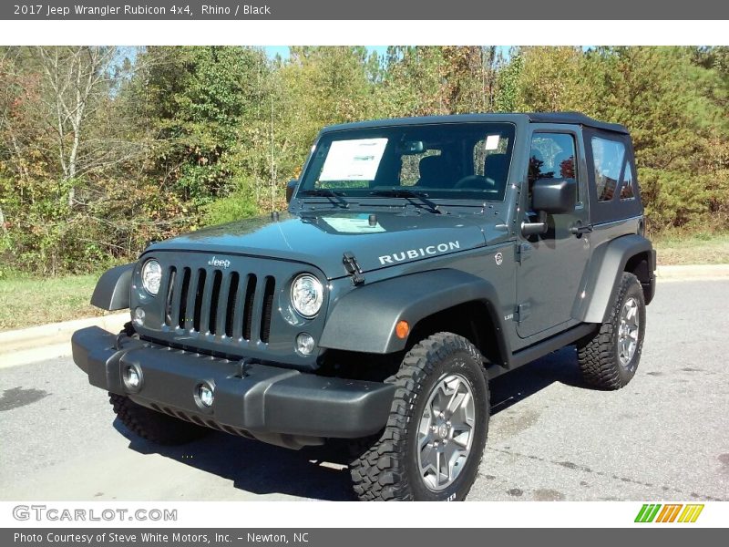 Rhino / Black 2017 Jeep Wrangler Rubicon 4x4