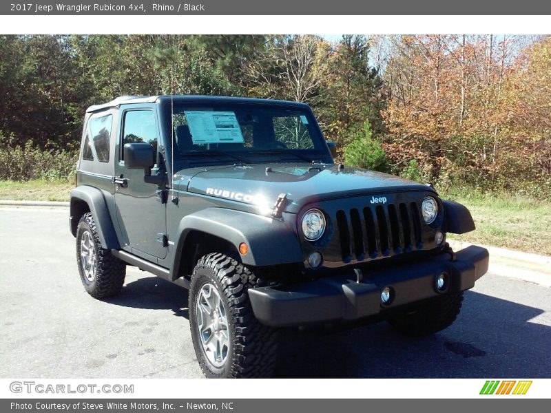 Rhino / Black 2017 Jeep Wrangler Rubicon 4x4