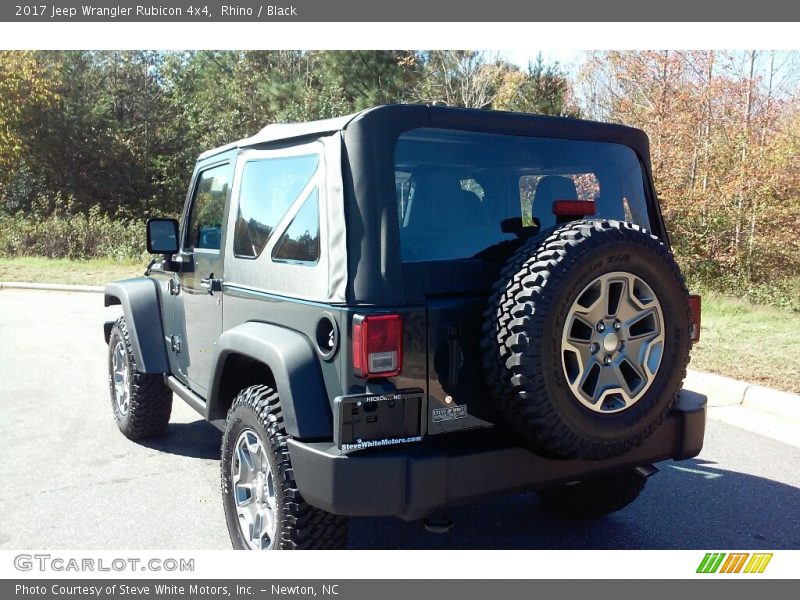 Rhino / Black 2017 Jeep Wrangler Rubicon 4x4