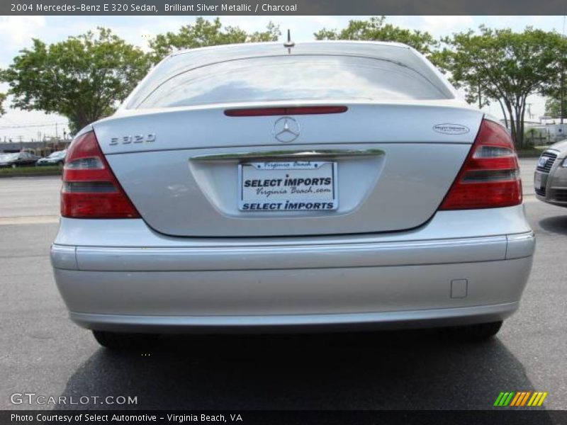 Brilliant Silver Metallic / Charcoal 2004 Mercedes-Benz E 320 Sedan