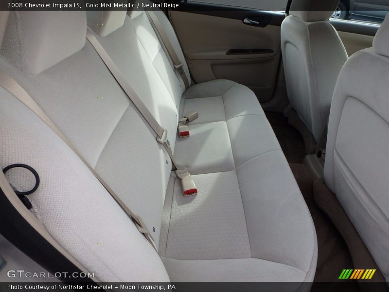 Gold Mist Metallic / Neutral Beige 2008 Chevrolet Impala LS