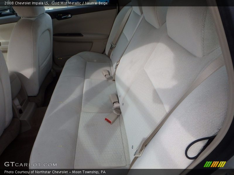 Gold Mist Metallic / Neutral Beige 2008 Chevrolet Impala LS