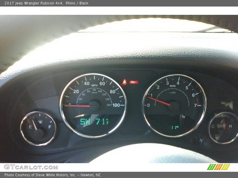 Rhino / Black 2017 Jeep Wrangler Rubicon 4x4