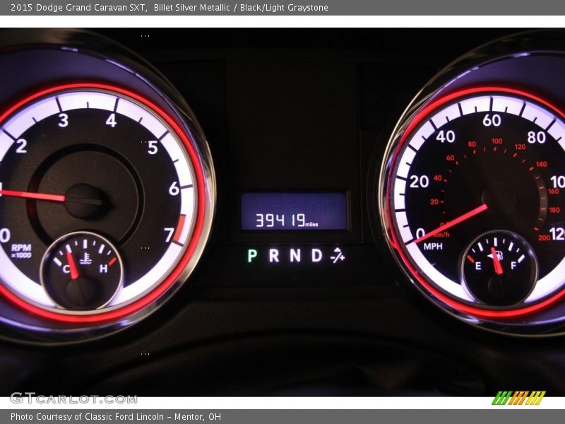 Billet Silver Metallic / Black/Light Graystone 2015 Dodge Grand Caravan SXT