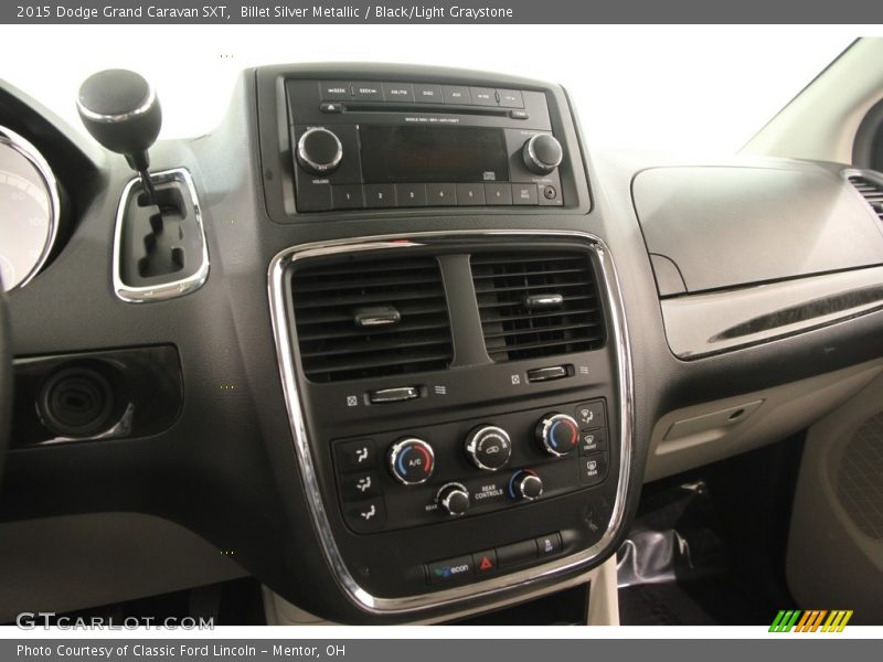 Billet Silver Metallic / Black/Light Graystone 2015 Dodge Grand Caravan SXT