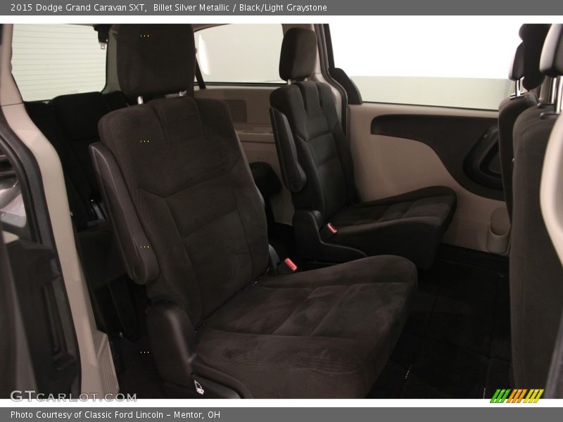 Billet Silver Metallic / Black/Light Graystone 2015 Dodge Grand Caravan SXT
