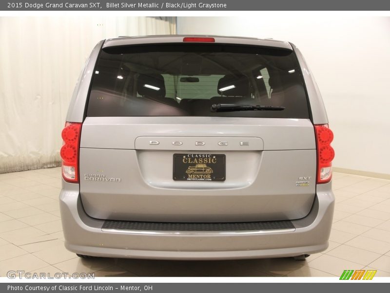 Billet Silver Metallic / Black/Light Graystone 2015 Dodge Grand Caravan SXT