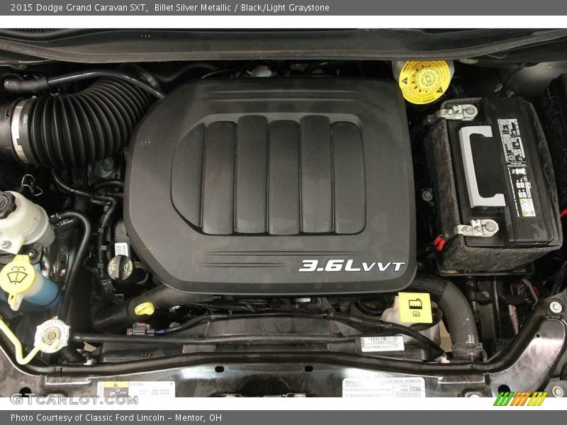 Billet Silver Metallic / Black/Light Graystone 2015 Dodge Grand Caravan SXT