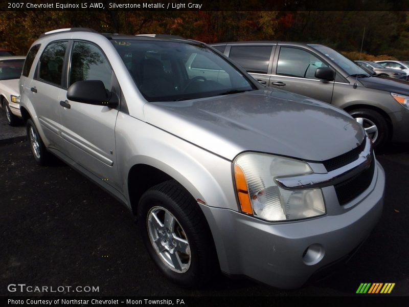 Silverstone Metallic / Light Gray 2007 Chevrolet Equinox LS AWD