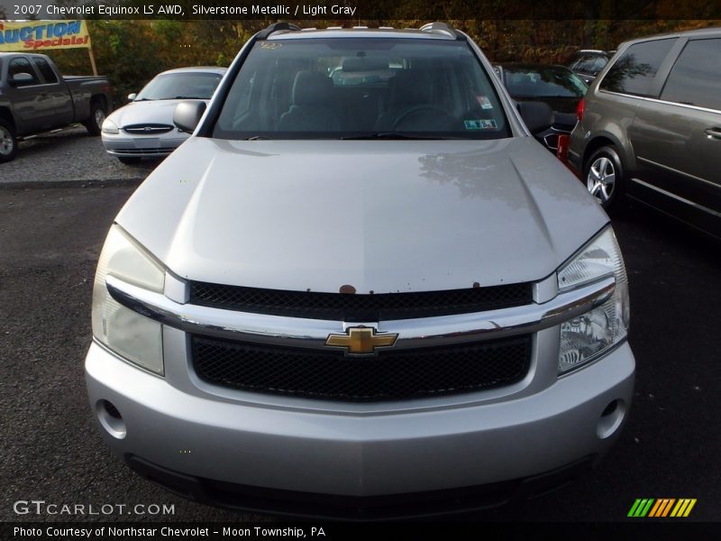 Silverstone Metallic / Light Gray 2007 Chevrolet Equinox LS AWD