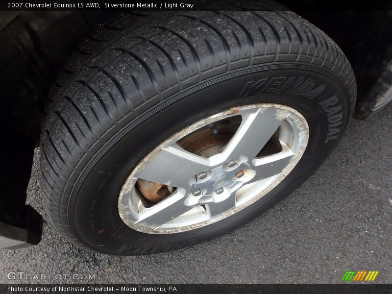 Silverstone Metallic / Light Gray 2007 Chevrolet Equinox LS AWD