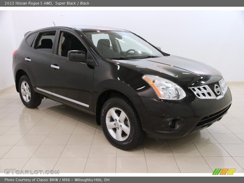 Super Black / Black 2013 Nissan Rogue S AWD