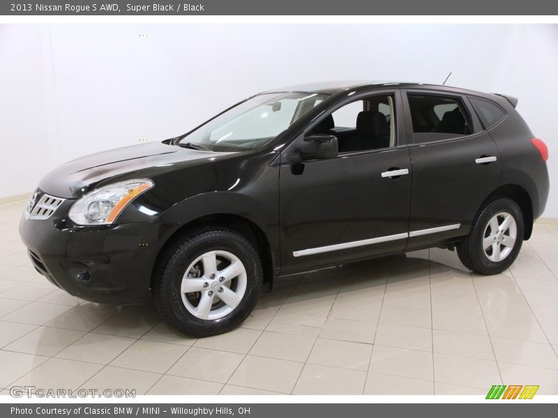 Super Black / Black 2013 Nissan Rogue S AWD
