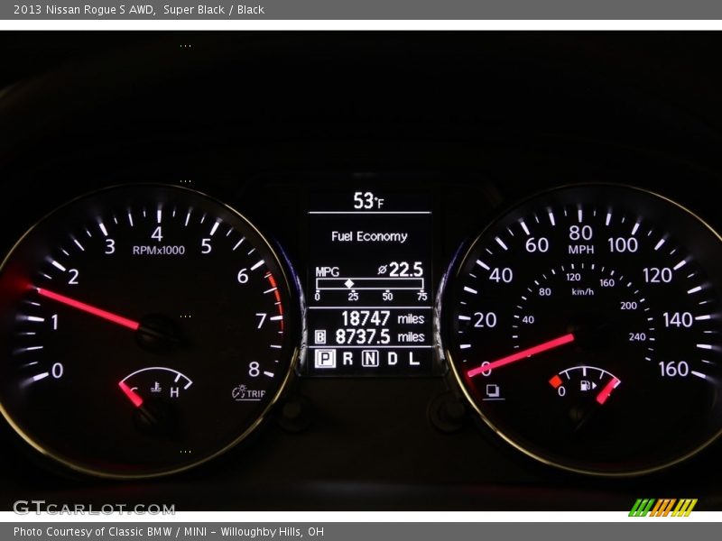 Super Black / Black 2013 Nissan Rogue S AWD