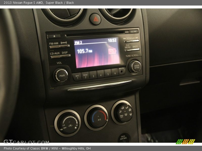 Super Black / Black 2013 Nissan Rogue S AWD