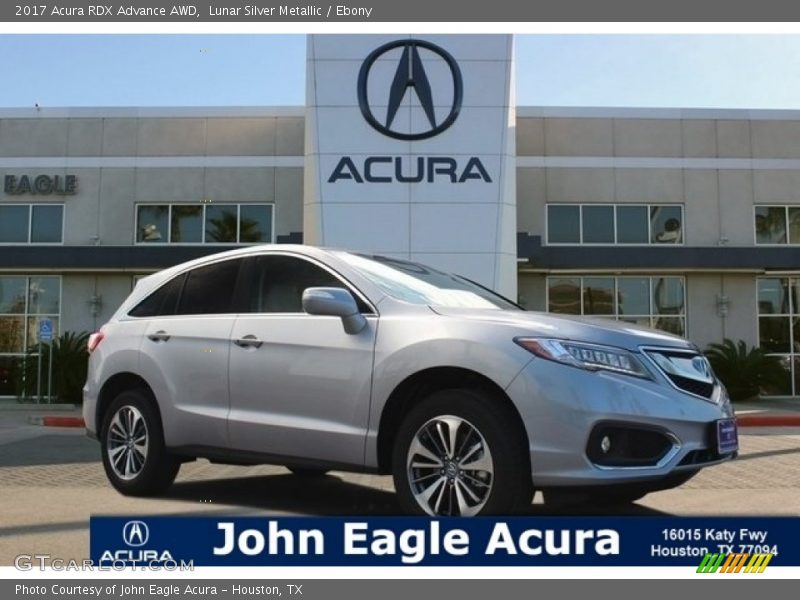 Lunar Silver Metallic / Ebony 2017 Acura RDX Advance AWD