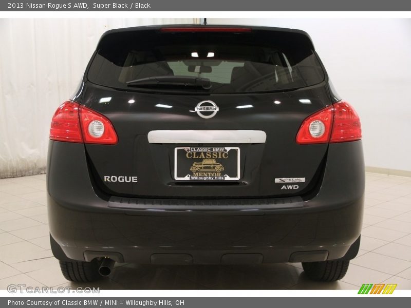 Super Black / Black 2013 Nissan Rogue S AWD
