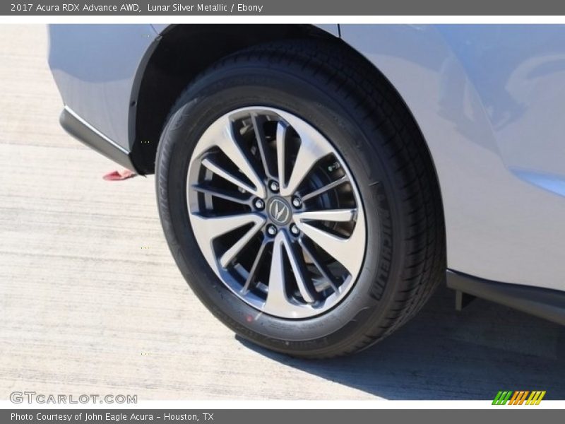 Lunar Silver Metallic / Ebony 2017 Acura RDX Advance AWD