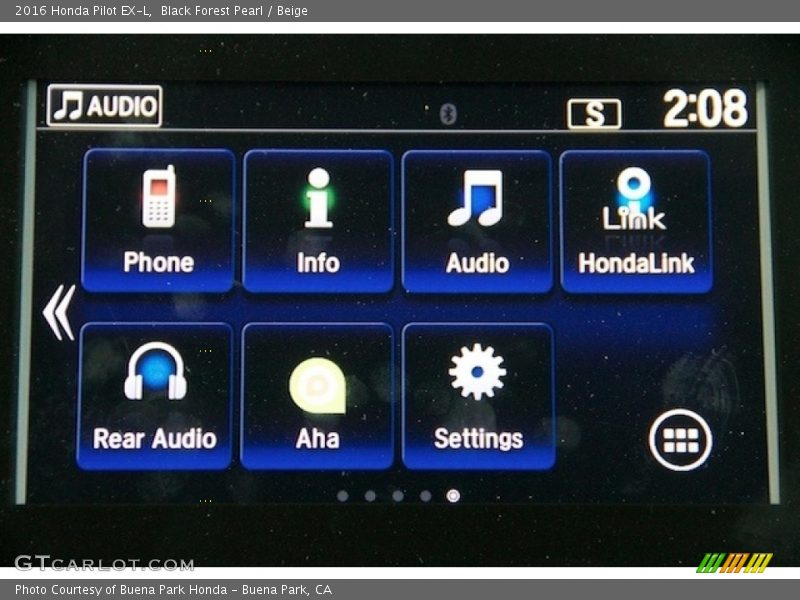 Black Forest Pearl / Beige 2016 Honda Pilot EX-L