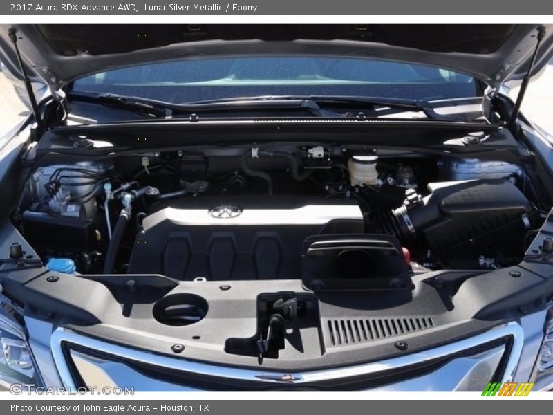 Lunar Silver Metallic / Ebony 2017 Acura RDX Advance AWD