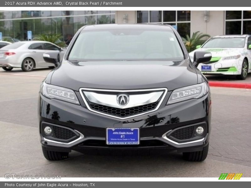 Crystal Black Pearl / Parchment 2017 Acura RDX Advance AWD