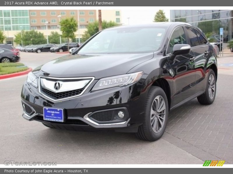 Crystal Black Pearl / Parchment 2017 Acura RDX Advance AWD