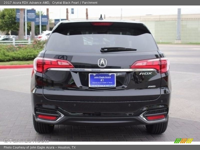 Crystal Black Pearl / Parchment 2017 Acura RDX Advance AWD