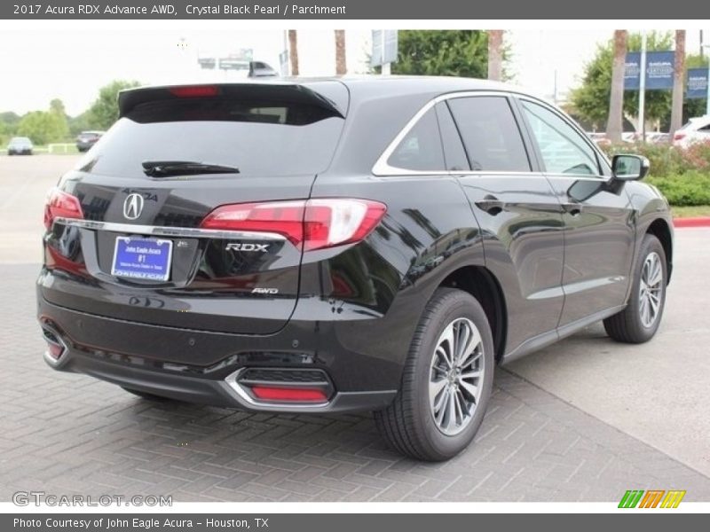Crystal Black Pearl / Parchment 2017 Acura RDX Advance AWD